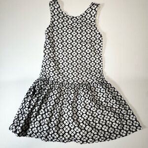 Janie and Jack Black and White Patterned Dress